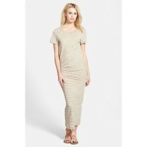 James Perse T shirt midi Stripe Maxi Dress 4